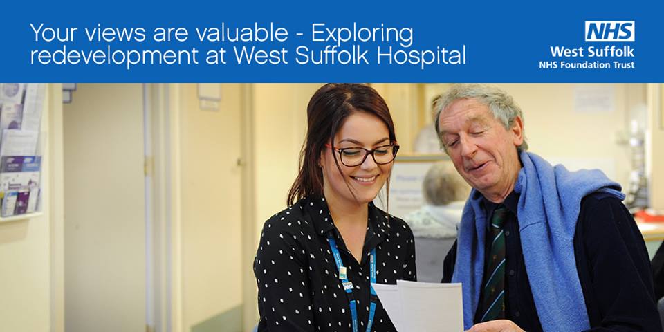West Suffolk Hosptail is looking at redeveloping the front entrance