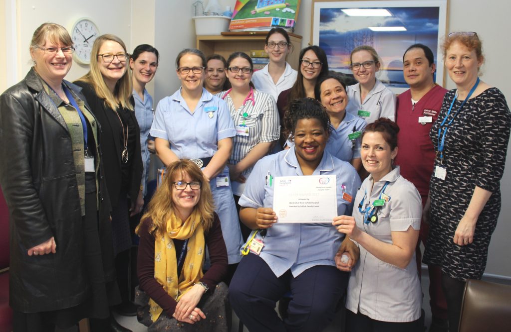 West Suffolk Hospital wards improve ‘family carer friendly’ rating