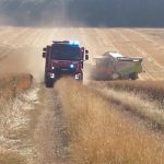 13 Fire crews tackle two field fires in West Suffolk