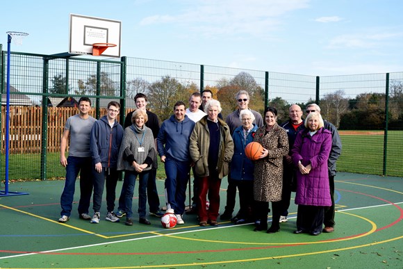 Community sports area opens in village