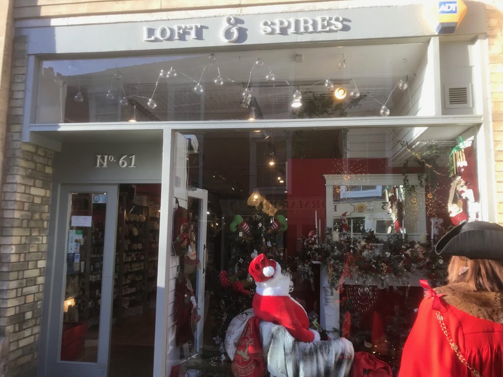 LOFT & SPIRES is top of the Christmas shop displays – again