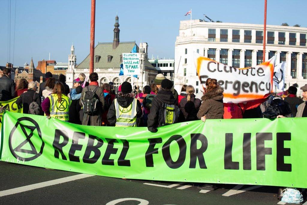A Bury St Edmunds man who was arrested as part of the Extinction Rebellion protests has been named