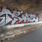 Man arrested after Fornham Road railway bridge graffitied