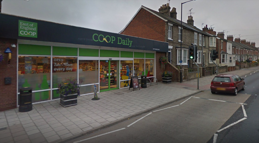 Bury St Edmunds Co-Op held up at knife point