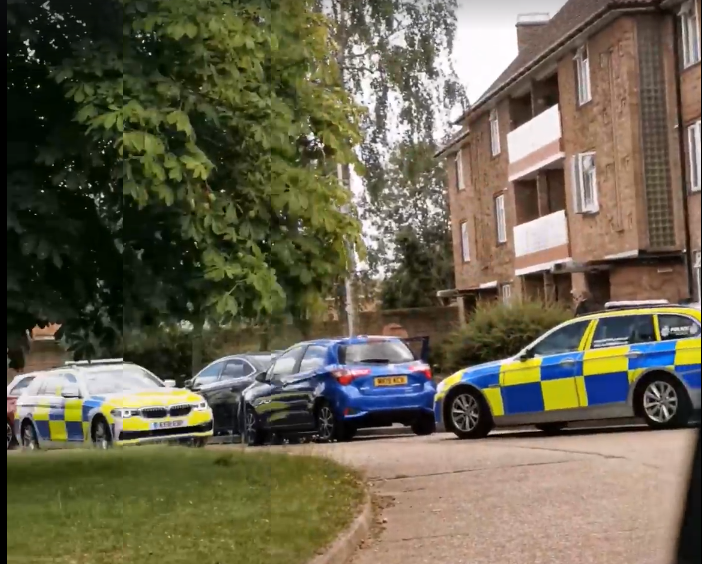UPDATE from Suffolk Police – Police pursuit in Bury St Edmunds as drug driver narrowly misses a Mother and Children on the Mildenhall and Howard estate