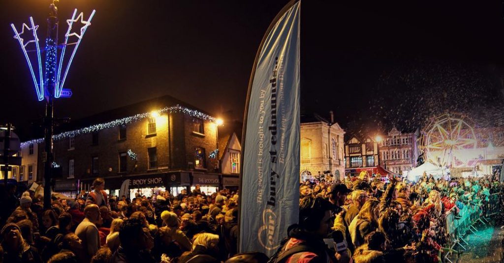 Local Hero set to switch on Bury St Edmunds Christmas Lights