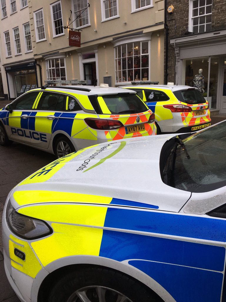 Man arrested in Bury St Edmunds for “communication offence” involving children