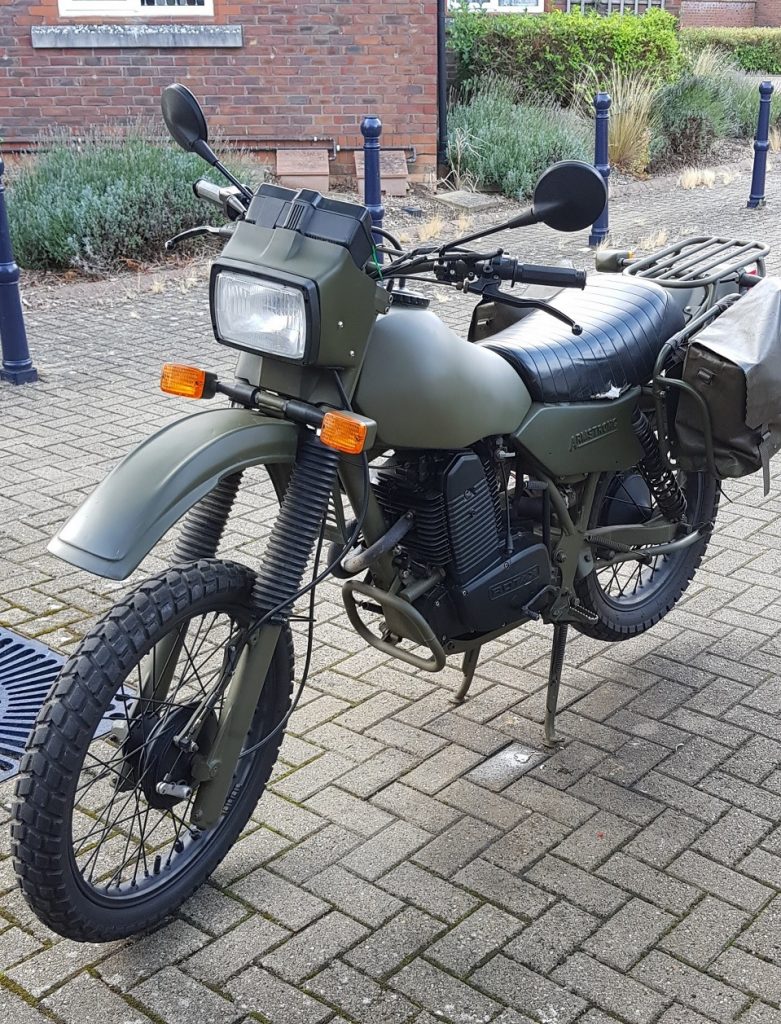 Vintage motorcycle stolen in Bury St Edmunds