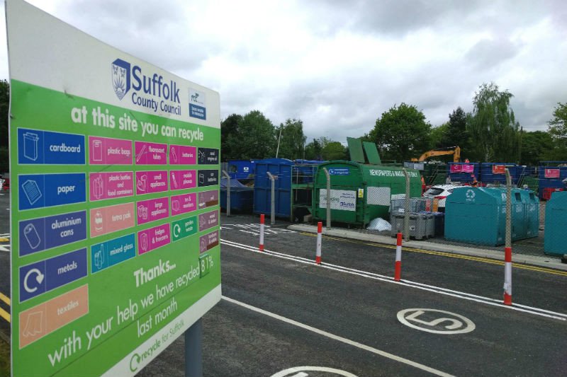 More booking slots released following the successful re-opening of Suffolk’s Recycling Centres