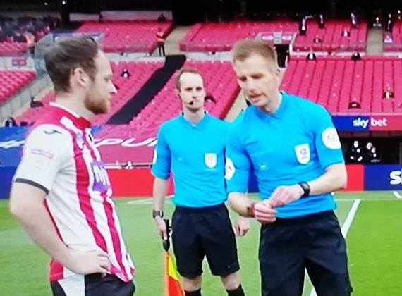 Local football official makes appearance at Wembley Play-Off Final