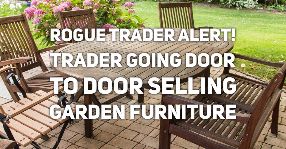 Suffolk Trading Standards warns of cold caller selling garden furniture in West Suffolk