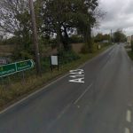 A man has died following a single-vehicle collision in Stradishall