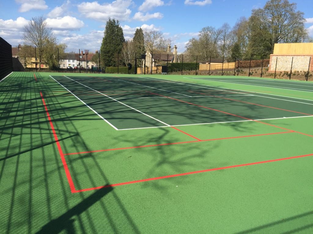 New Abbey tennis courts set to open