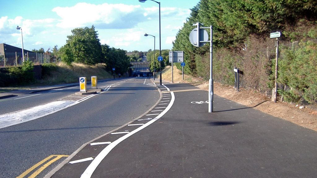 Cyclist left with leg injuries after collision with a public bus in Bury St Edmunds
