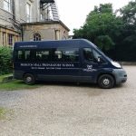 School minibus stolen in burglary