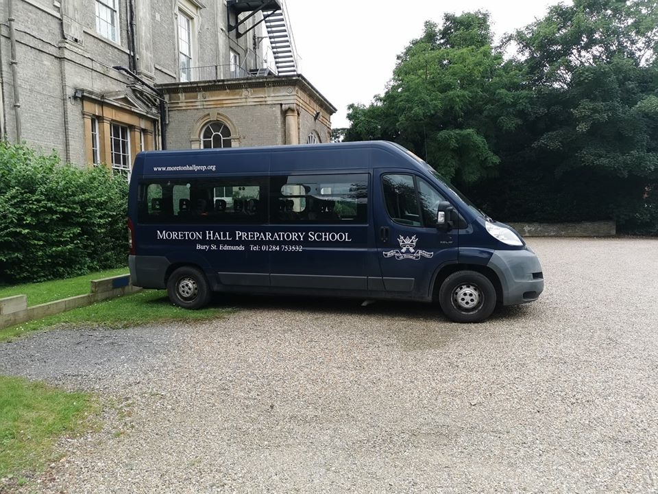 School minibus stolen in burglary
