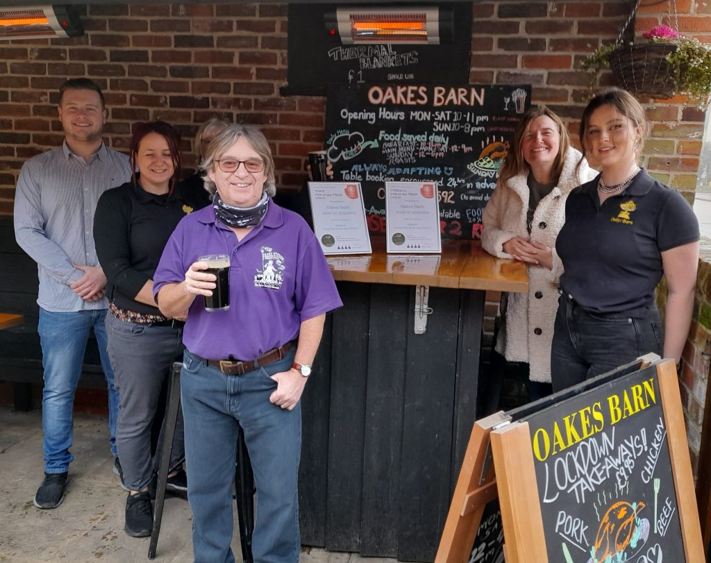 Town pub gains double award and heads in to county and national championship