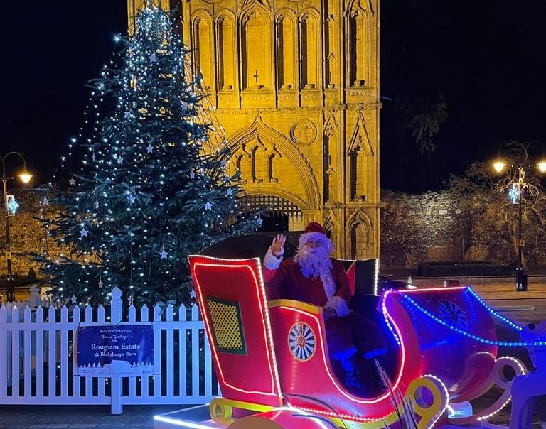 Where can you see Santa this December in and around Bury St Edmunds?