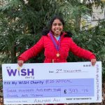 Bury St Edmunds school girl and her mum walk to raise money for the MyWiSH Charity