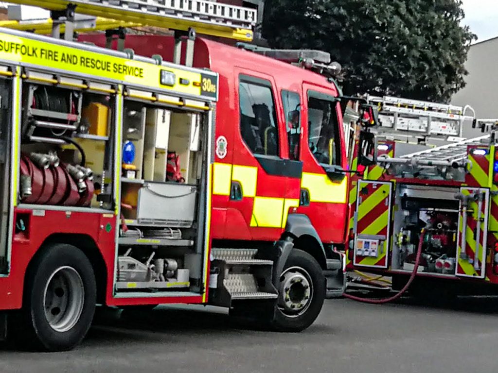 Suffolk Fire and Rescue Service declares major incident