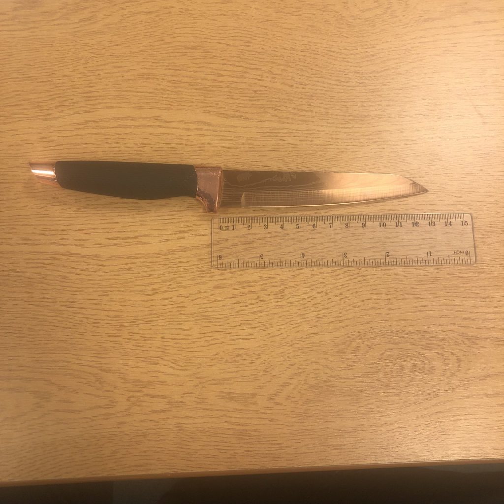 Teenager arrested for being in possession of a knife in Bury St Edmunds