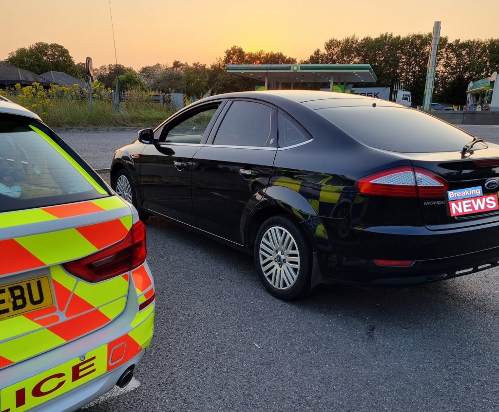 Car seized after failing to stop for Police on the A14 at Bury St Edmunds