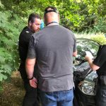 Man arrested follow brief chase in Stanton for domestic abuse offences