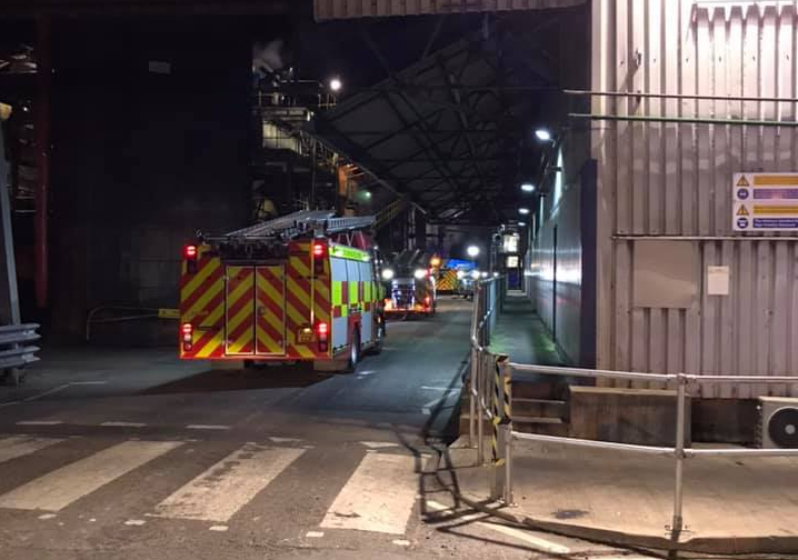 Fire crews attend fire at British Sugar factory in Bury St Edmunds
