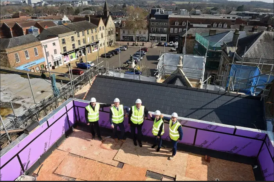 Cornhill Post Office redevelopment marks milestone as countdown to completion begins
