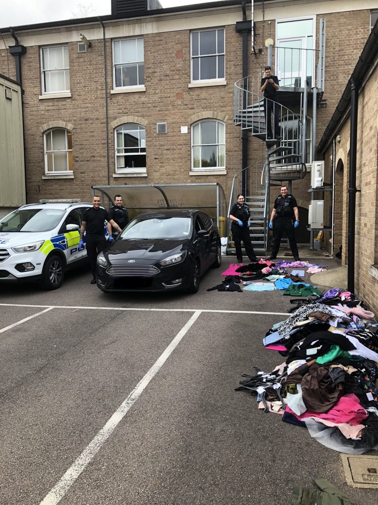 Thousands of pounds worth of clothes seized as Police arrest four shoplifters