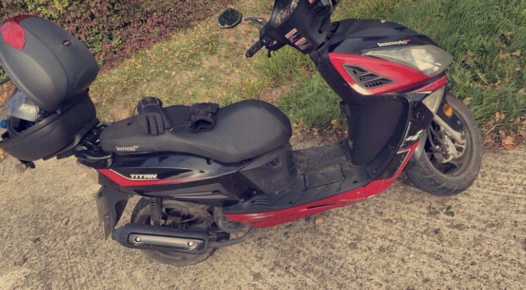 Moped stolen from a road in Bury St Edmunds