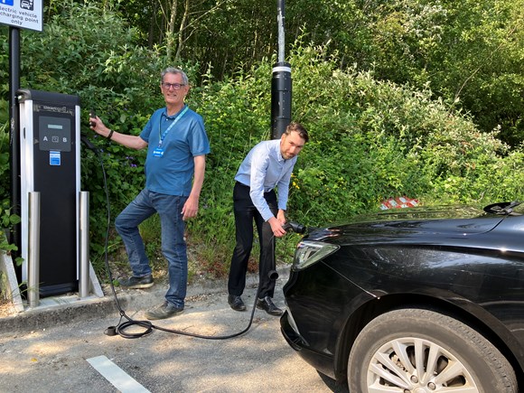 West Suffolk Council installs six more town centre electric vehicle charging points in Bury St Edmunds
