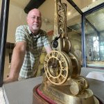 Rare clock returns to Bury St Edmunds’ Moyes Hall Museum