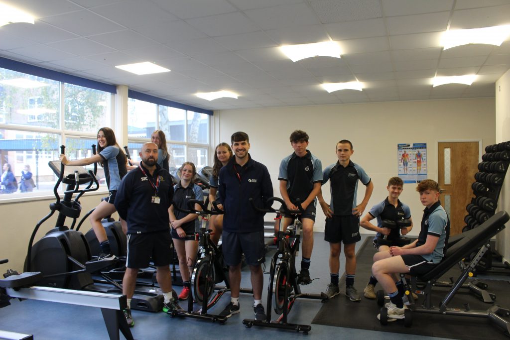 Students enjoy new fitness suite thanks to Active Suffolk funding