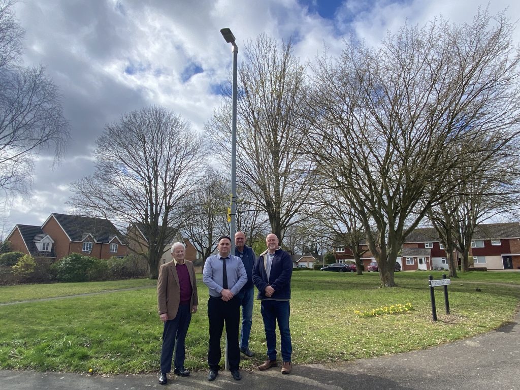 The funding will help town and parish councils with the cost of rapidly converting streetlights to more efficient LED lanterns - Photo credit West Suffolk Council