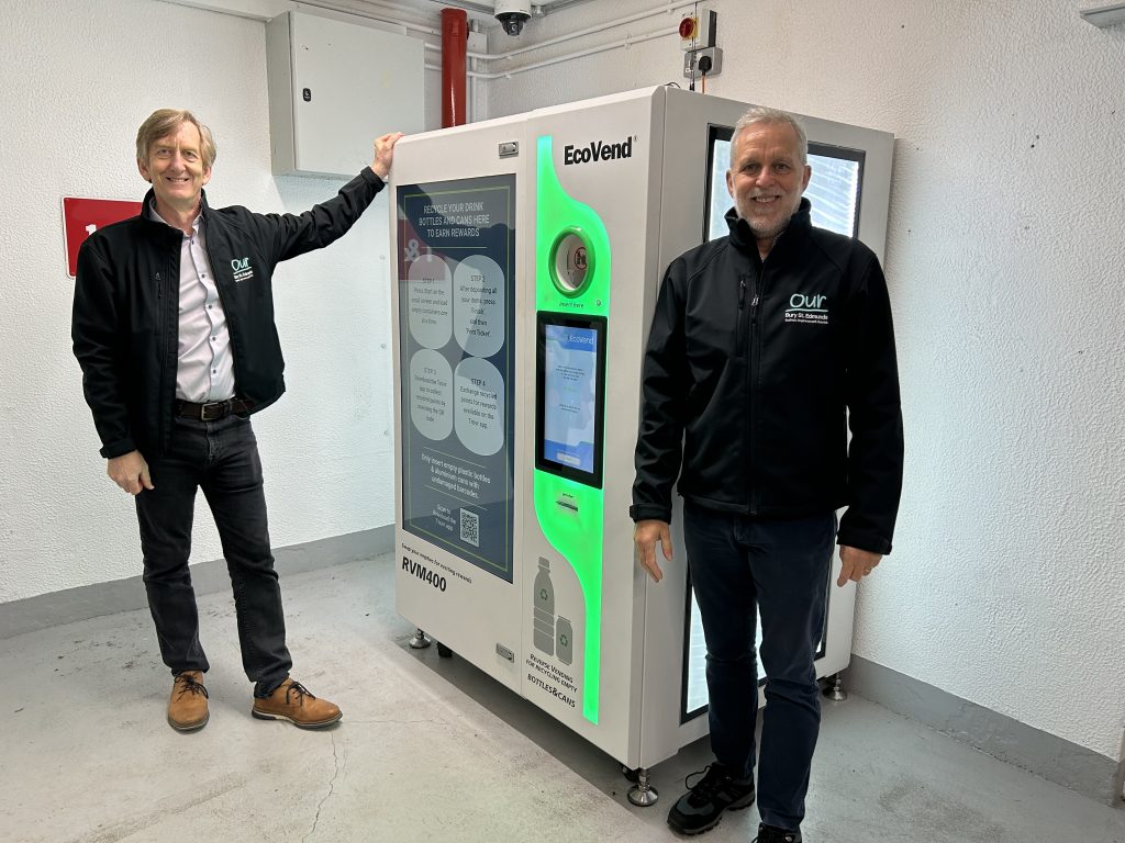 New recycling machine unveiled in the town